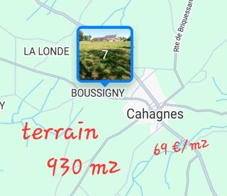  Terrain � vendre 930 m�