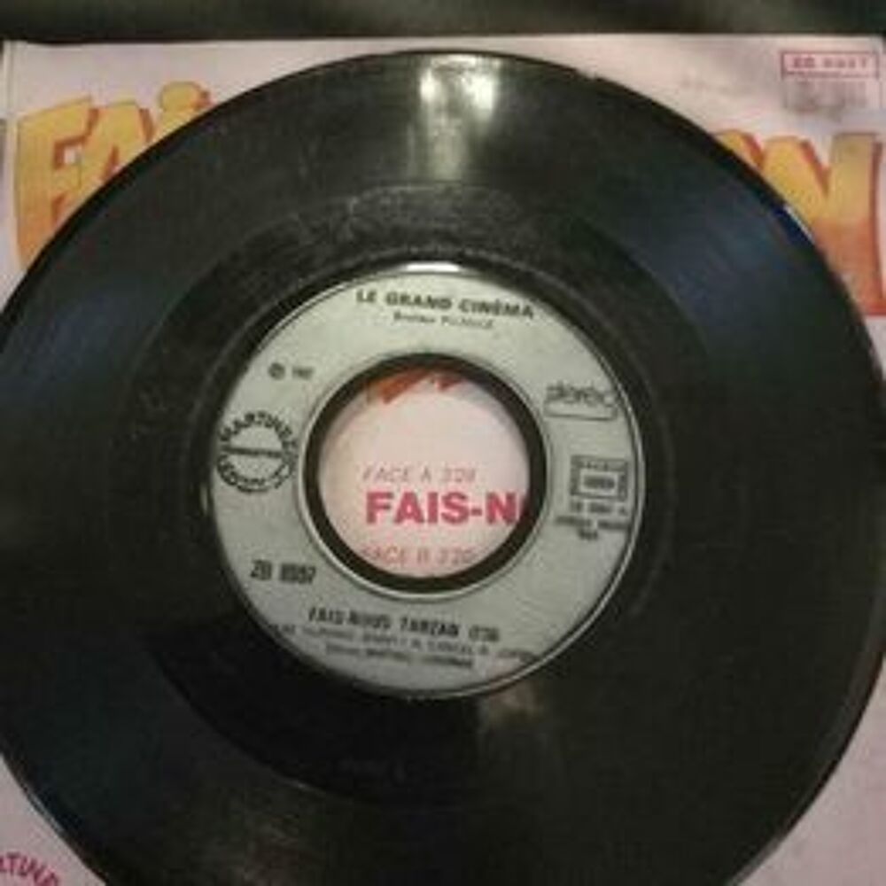 45 Tours : fais nous tarzan par le grand cin&eacute;ma CD et vinyles