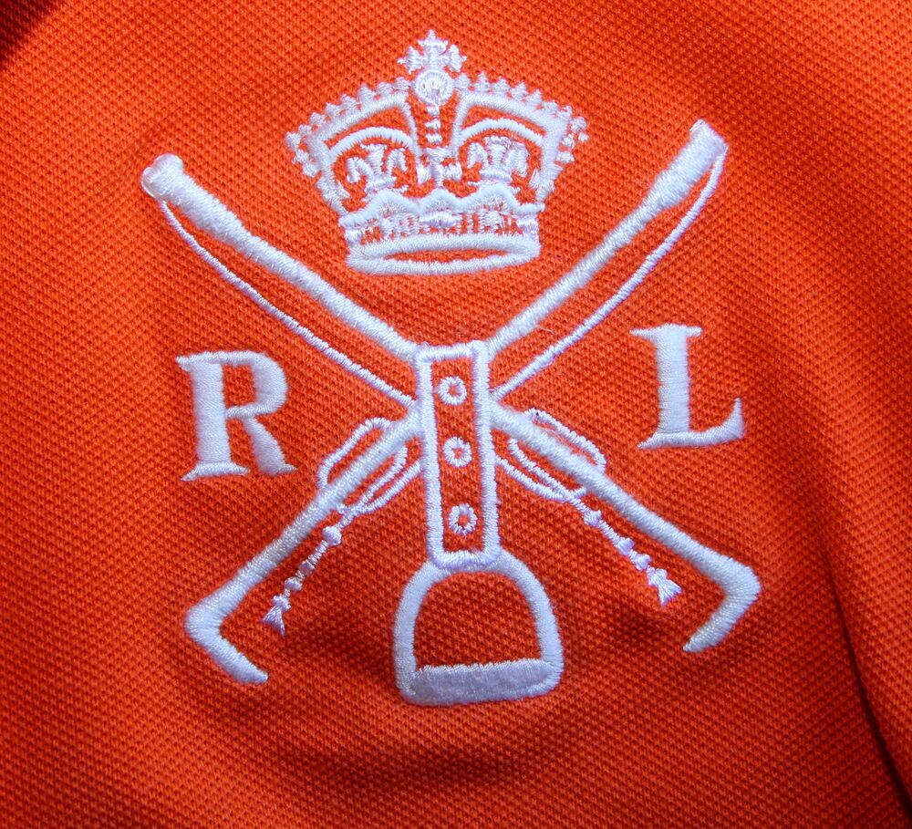 Polo orange RALPH LAUREN T.M ou T.38 Vêtements