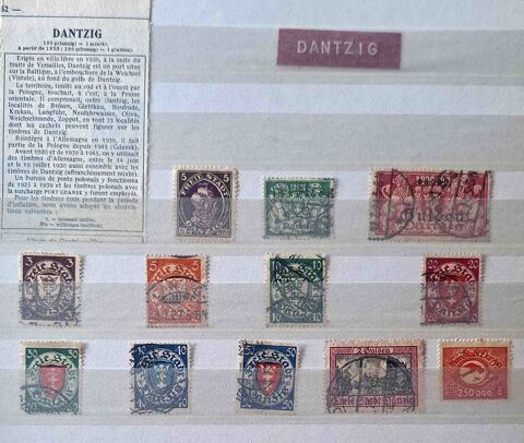 Série de timbres de collection de Dantzig Gap (05)