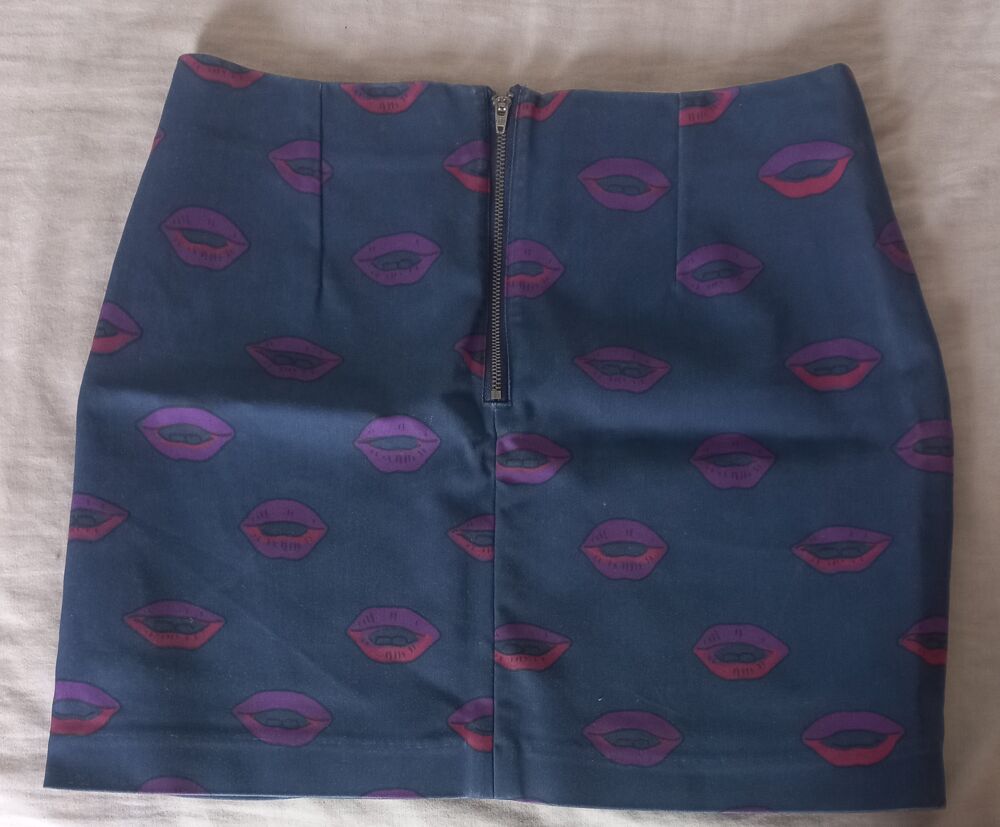 Jupe courte &agrave; motif Vêtements