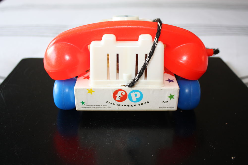T&eacute;l&eacute;phoneAncienA Tirer CHATTER TELEPHONE/FISHER PRICE R&eacute;f747 Jeux / jouets