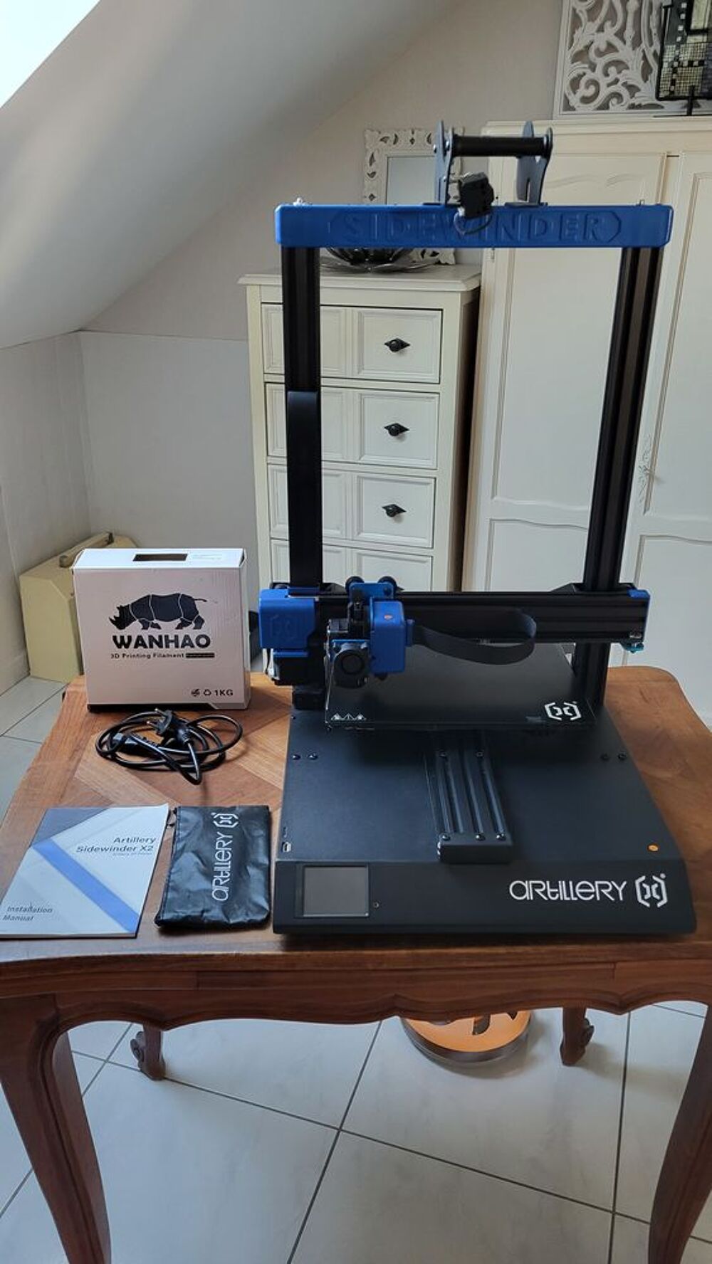 Imprimante 3D Artillery Sidewinder X2 comme servie 2 fois Matériel informatique