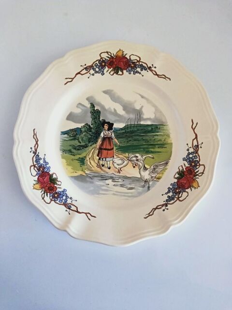 Assiette  dessert Obernai Sarreguemines 15 Nice (06)