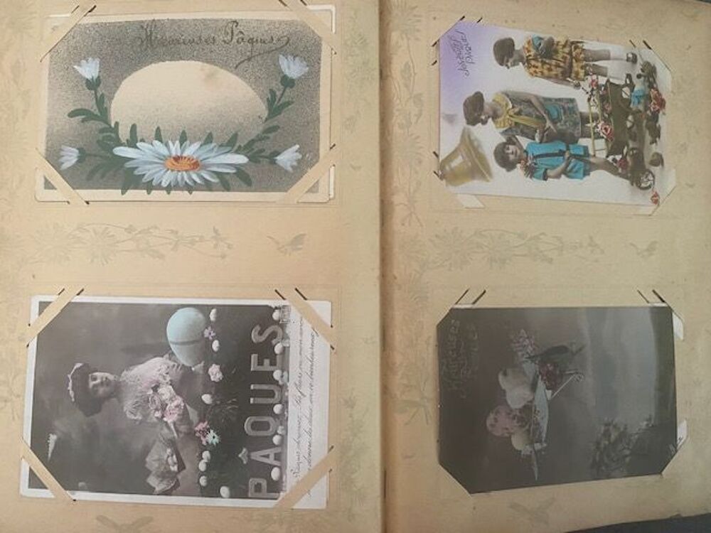 Environ 300 cartes postales sur le th&egrave;me de Paques 