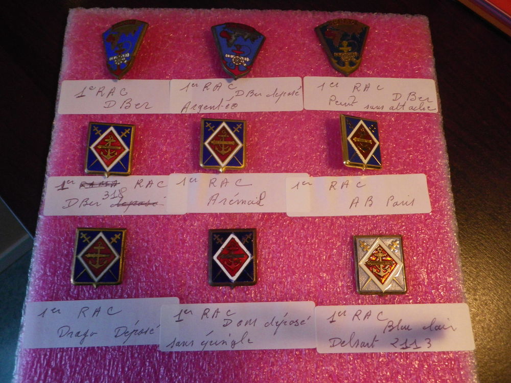  insignes artilleres 