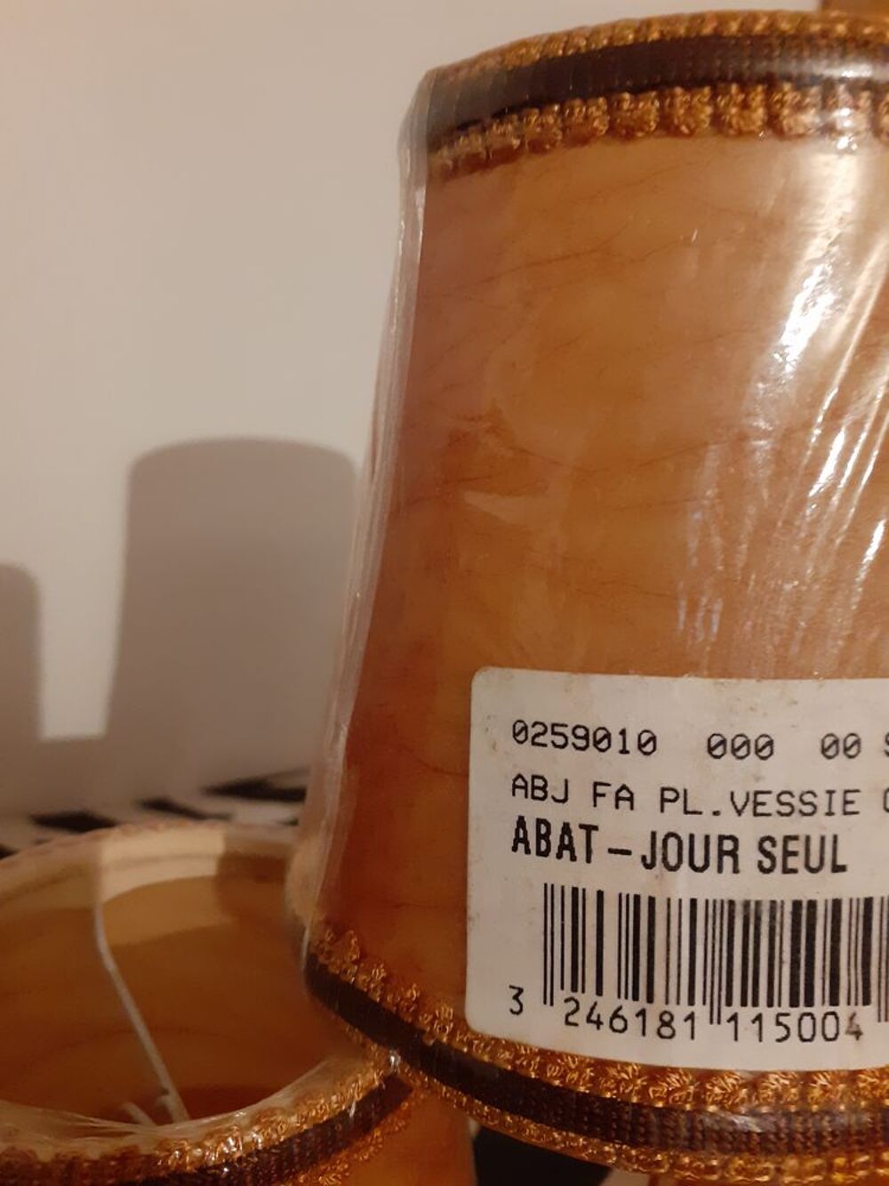 ABAT JOUR en VESSIE NEUF lot de 3 Décoration