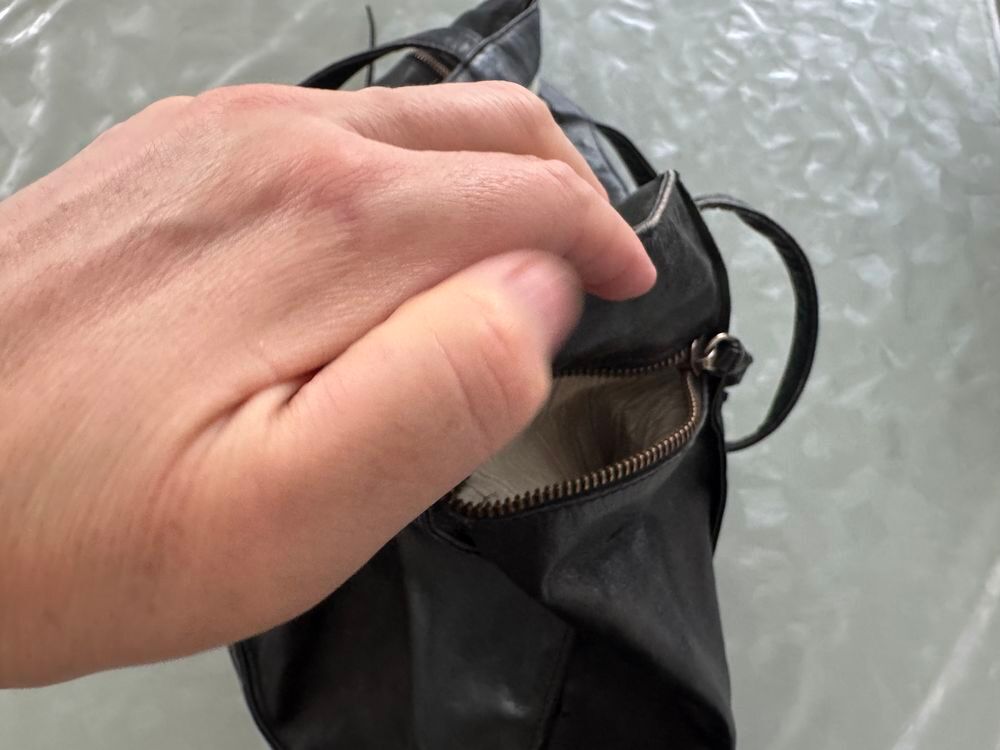 Sac Cabas Zadig &amp; Voltaire Cuir Noir Patin&eacute; Maroquinerie
