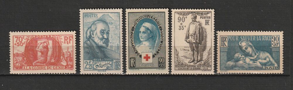 Timbres Neufs ANNEE 1938 