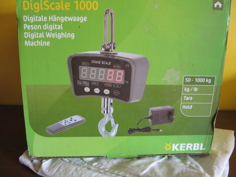 Peson numérique DigiScale 1000 jusqu'à 1000 kg - Kerbl 275 Bourg-le-Comte (71)