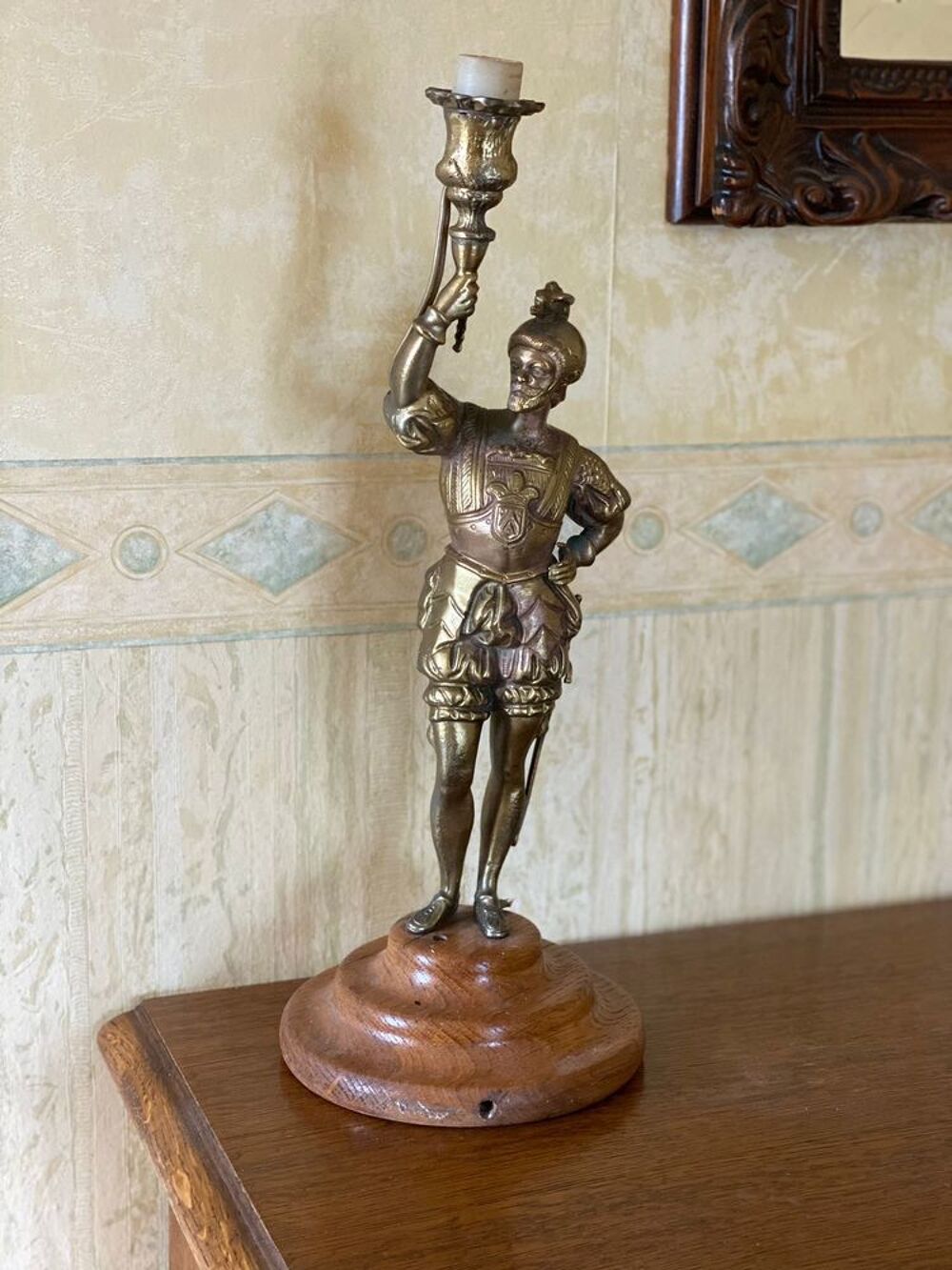 Lampe d&eacute;co vintage - haut 45 cm env Décoration