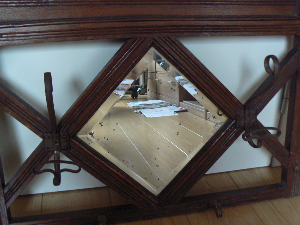 PORTEMANTEAU VINTAGE AVEC MIROIR Décoration