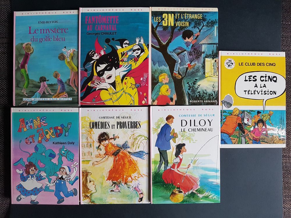 Biblioth&egrave;que rose Livres et BD
