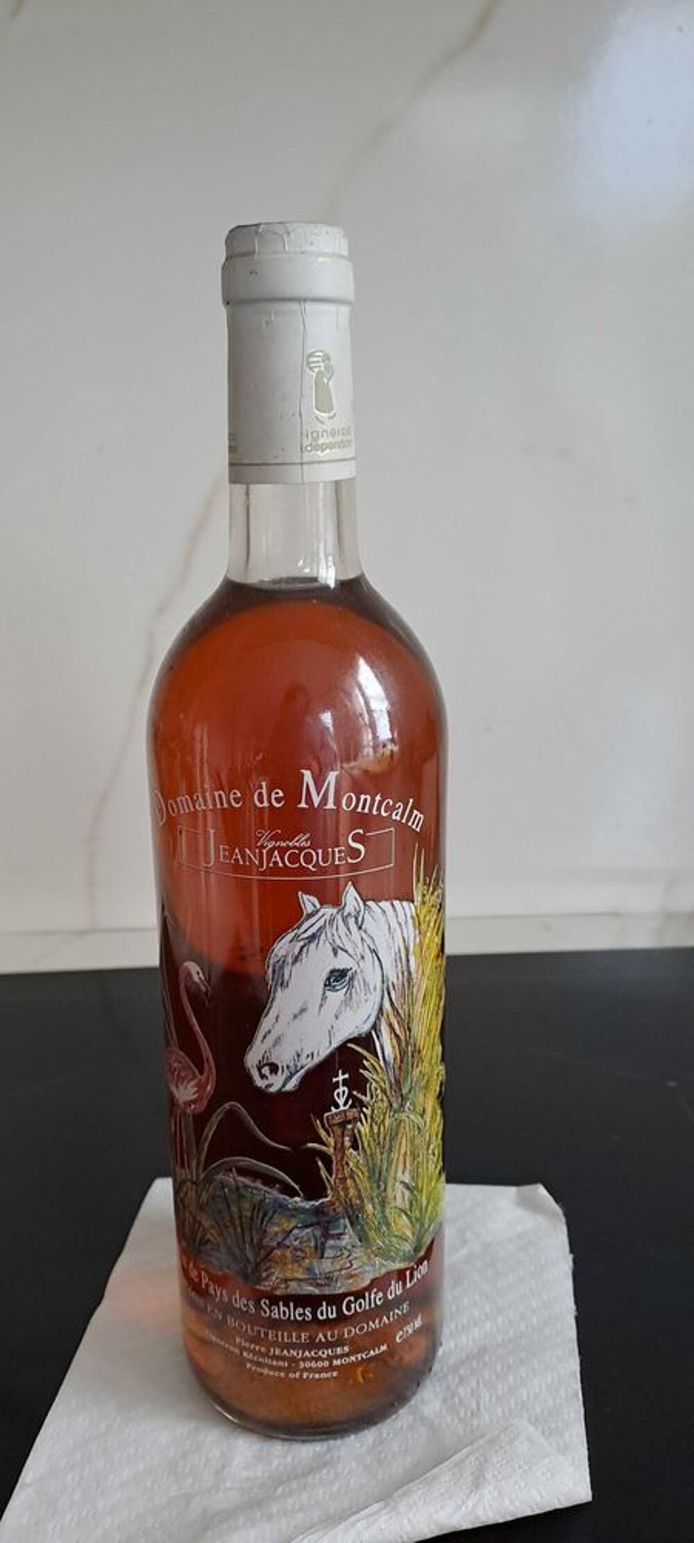 bouteille d&eacute;cor&eacute;e 