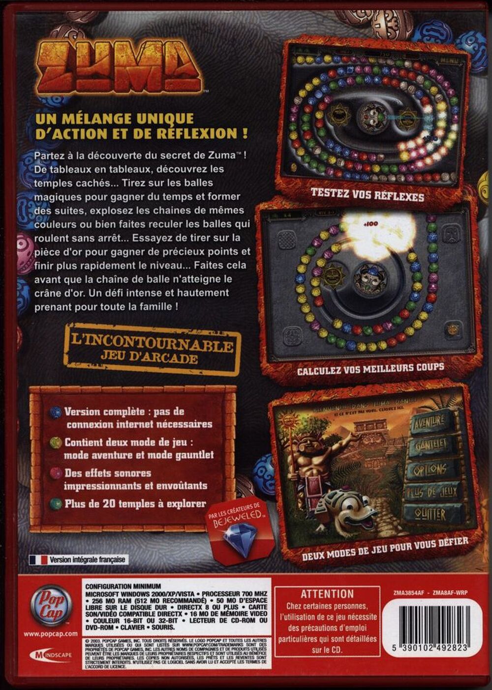 ZUMA pour PC
Consoles et jeux vidéos