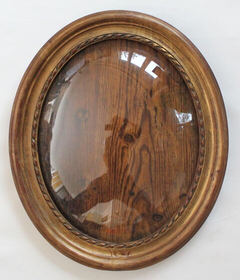 Cadre ancien bois doré verre bombé 150 Issy-les-Moulineaux (92)
