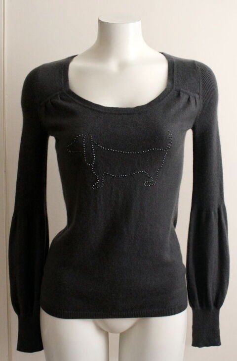 Pull cachemire chien teckel ERIC BOMPARD T.S 100 Issy-les-Moulineaux (92)