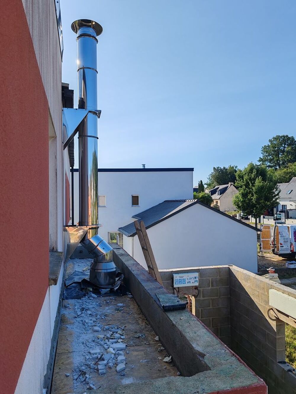 Conduit inox Poujoulat Bricolage