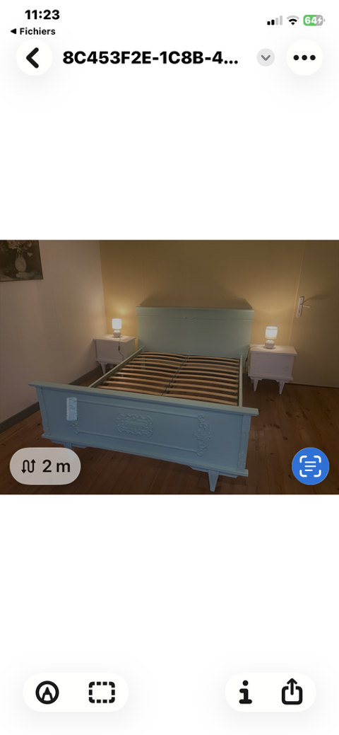 pr�s  Coutras Sommier � lattes tr�s bonne qualit� 140x190 en 45 Lagorce (33)