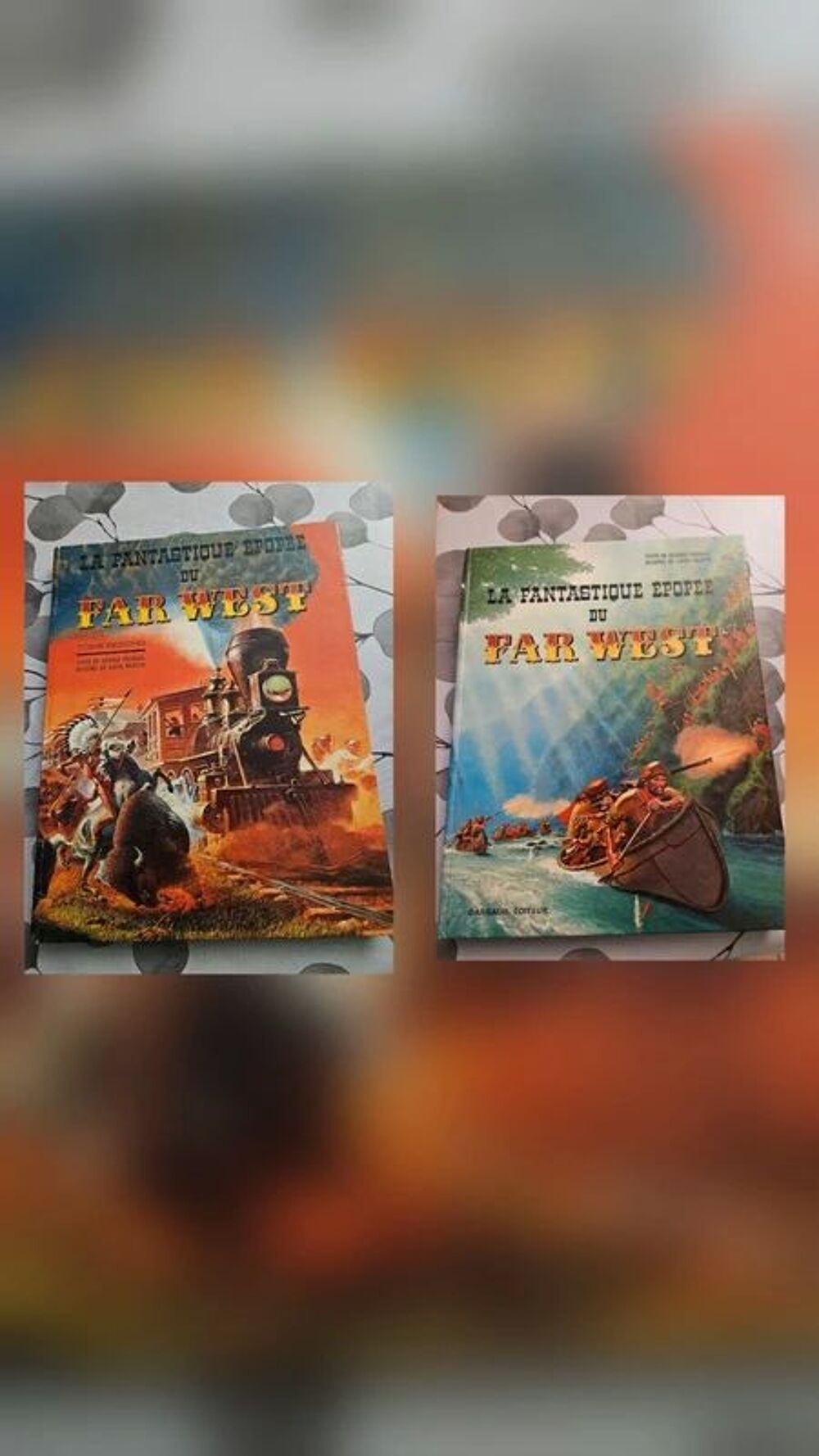 fantastique &eacute;pop&eacute;e du far west rare collector vintage dargau 
