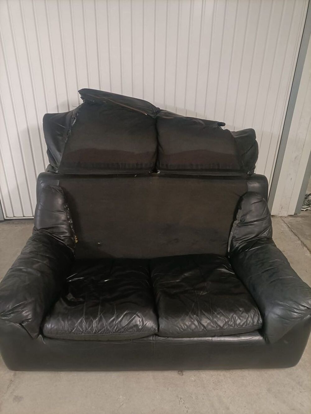 CANAPE CUIR 2 PLACES Meubles