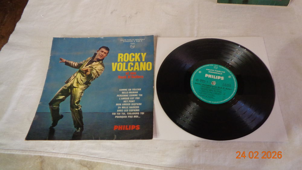 ROCKY VOLCANO VINYLE 25 cm et 45 Tours CD et vinyles