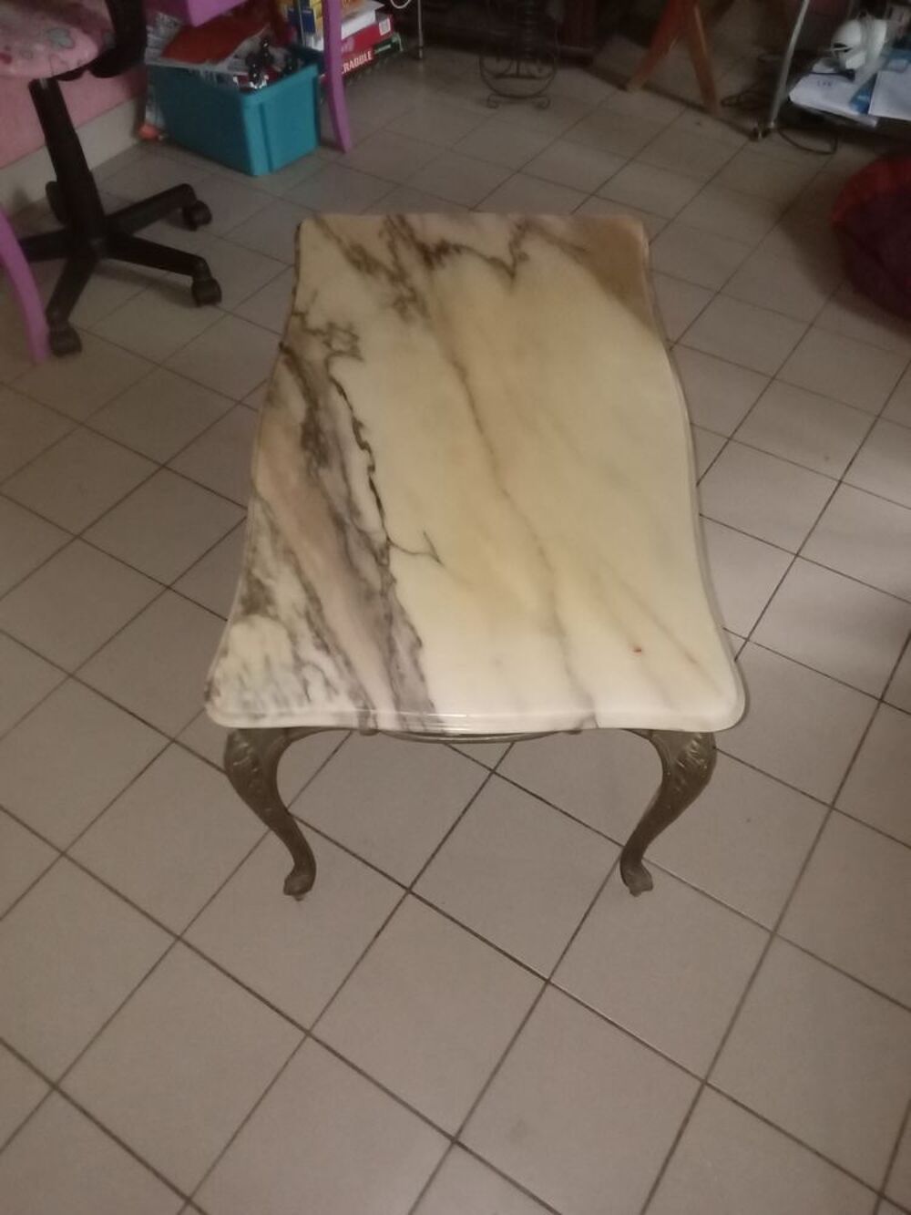 table de salon en marbre Meubles
