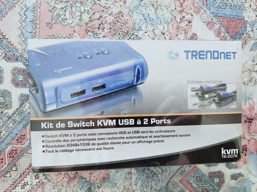 Switch Kvm Trendnet TK-207K Photos/Video/TV