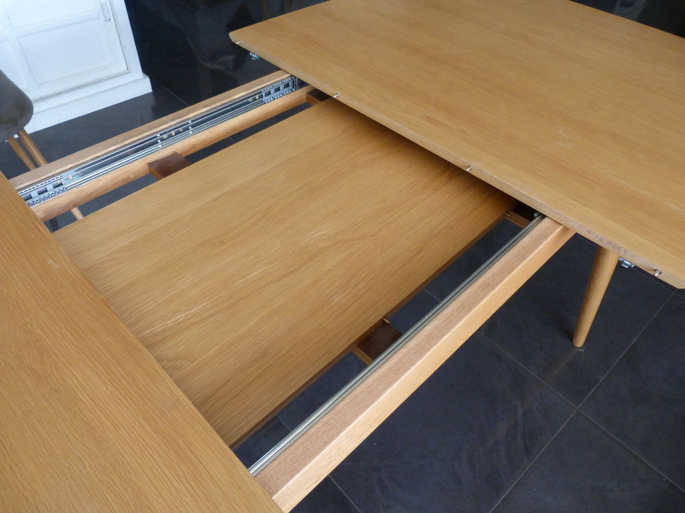 Table en bois rallonge style scandinave Meubles