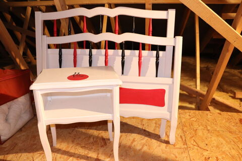 Lit 1 personne avec chevet 65 Maisons-du-Bois-Li�vremont (25)