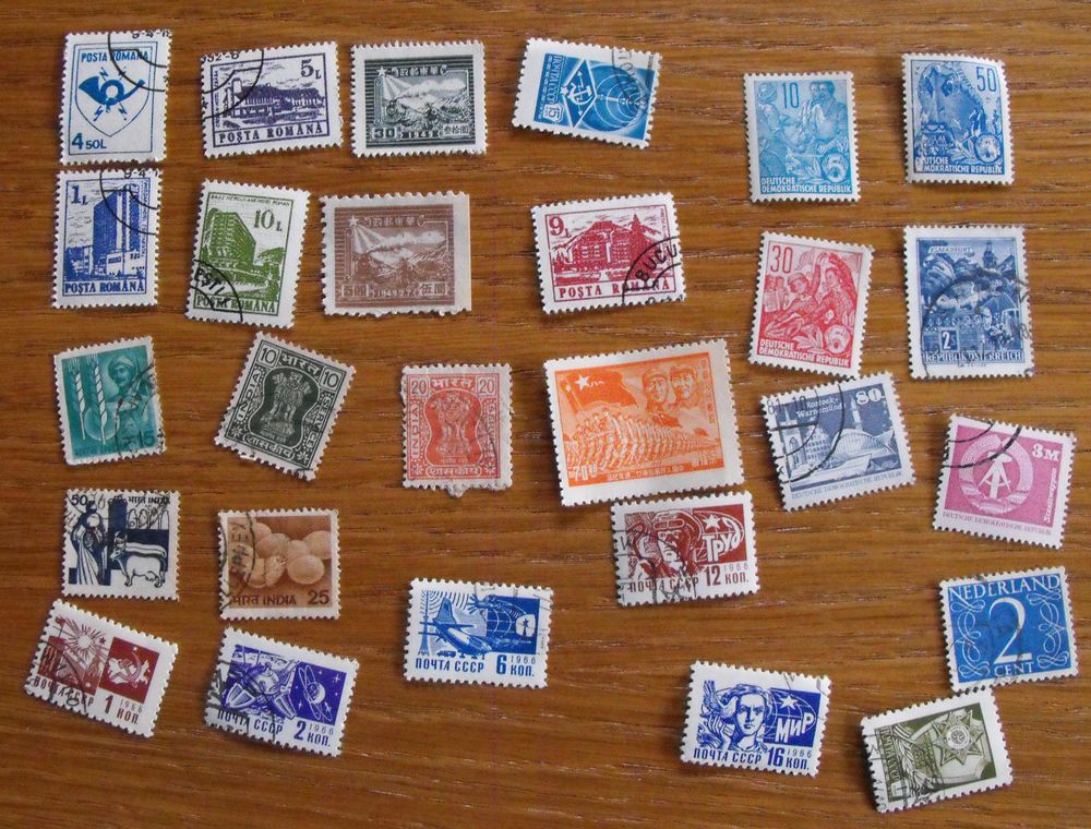 Ancien carnet de timbres 