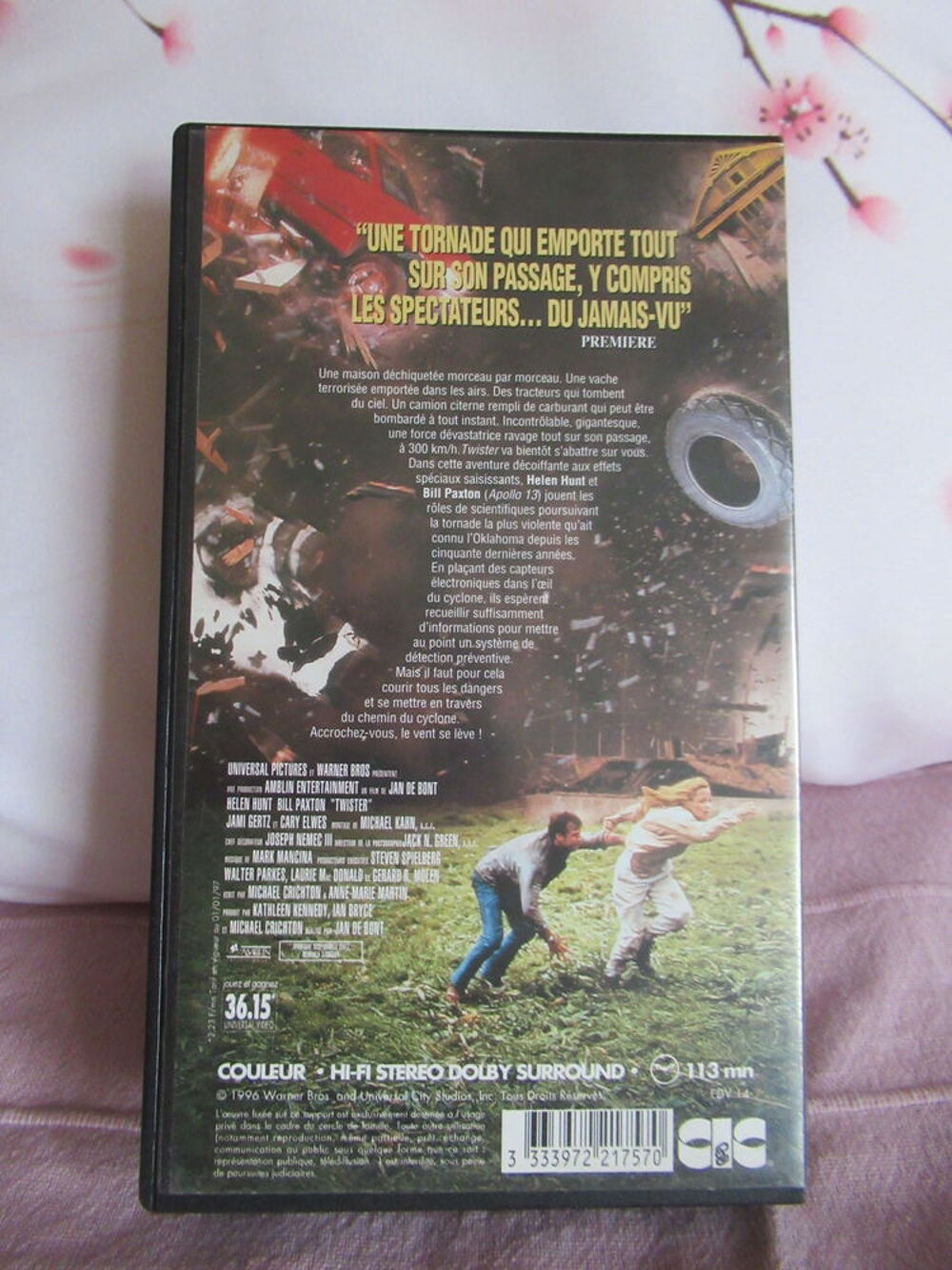 VHS &quot;Twister&quot; - avec Helen Hunt et Bill Paxton DVD et blu-ray