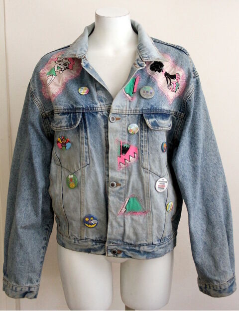 Blouson veste denim CHEROKEE vintage 80 T.L 100 Issy-les-Moulineaux (92)