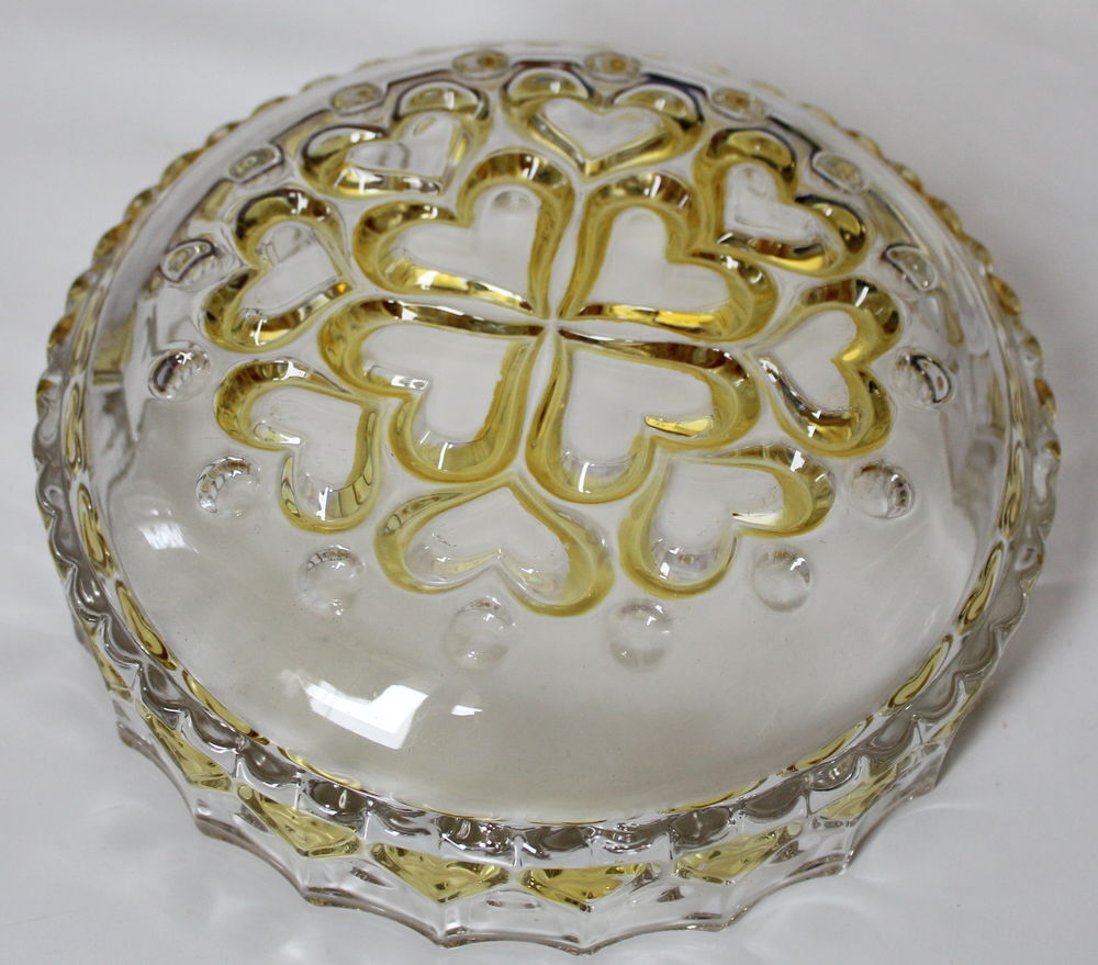 Saladier et coupe panier c?ur vintage 60-70 WALTHER GLASS Ge Cuisine