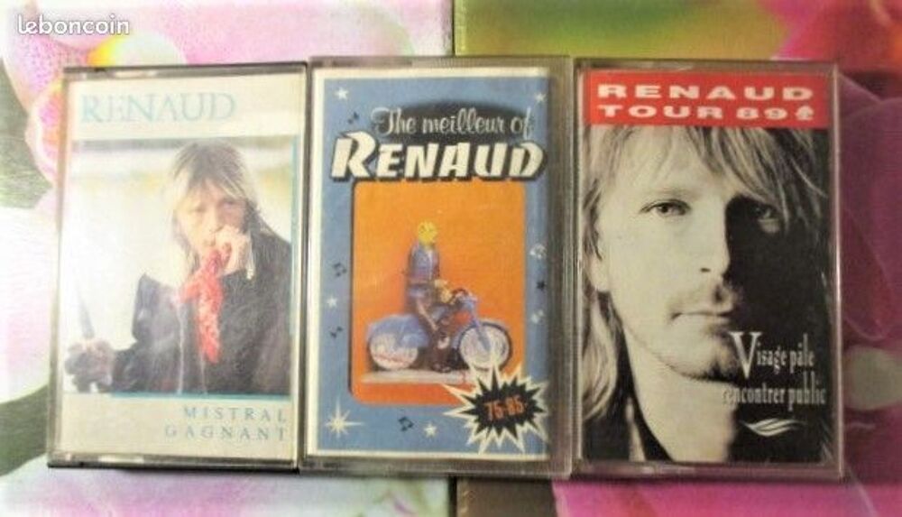 Cassettes audio Renaud CD et vinyles