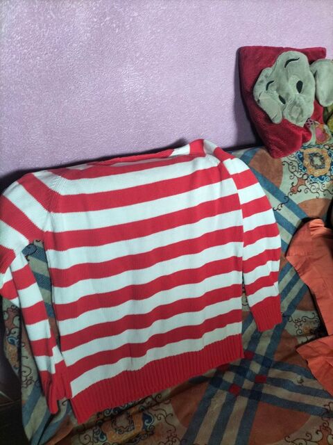 Pull marin Coton la redoute taille 50-52 excellent tat  6 Cachan (94)