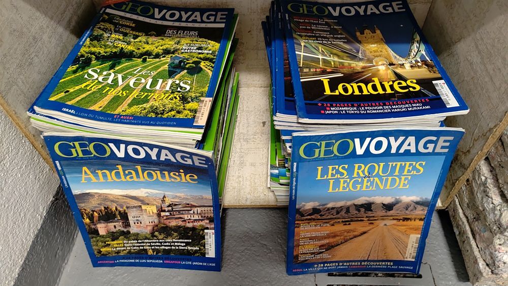 MAGAZINES GEO Livres et BD