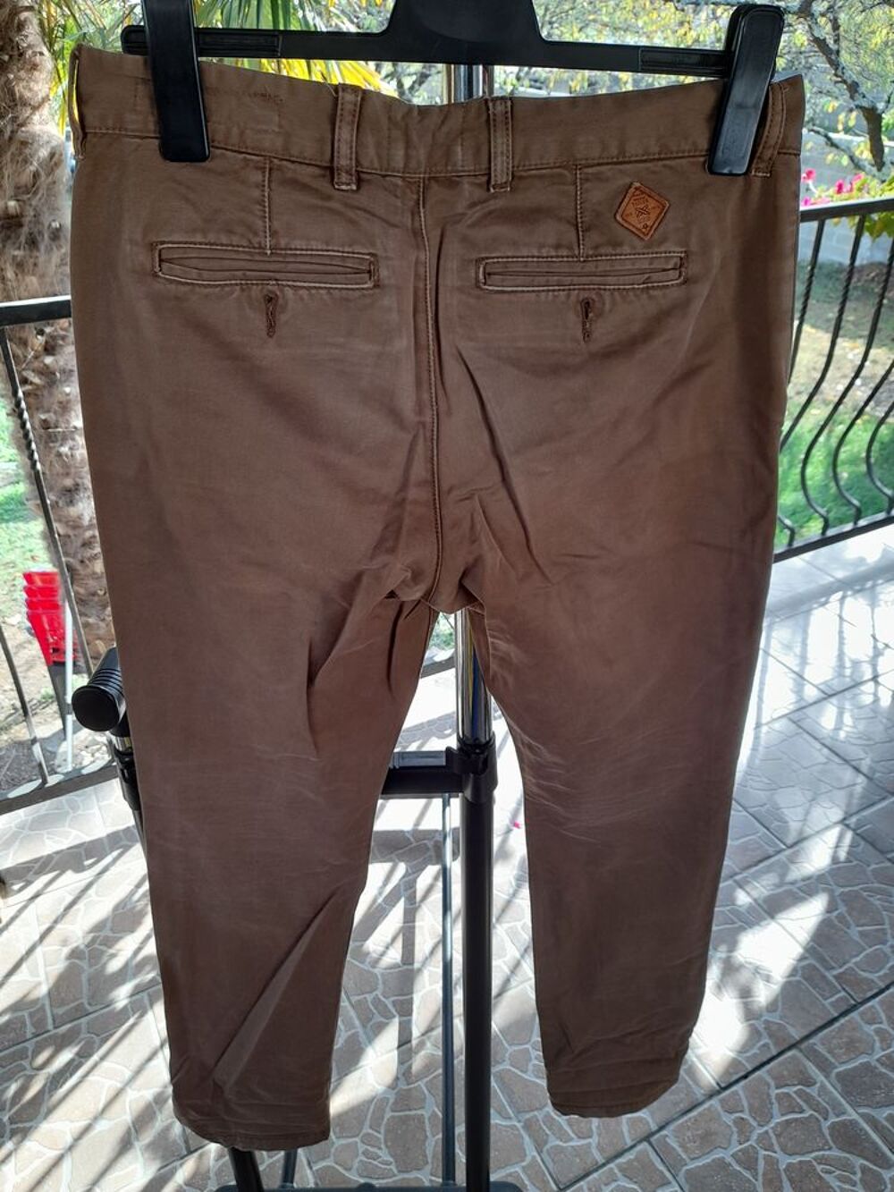 Pantalon Chino Jules T38 bronze/corail Vtements