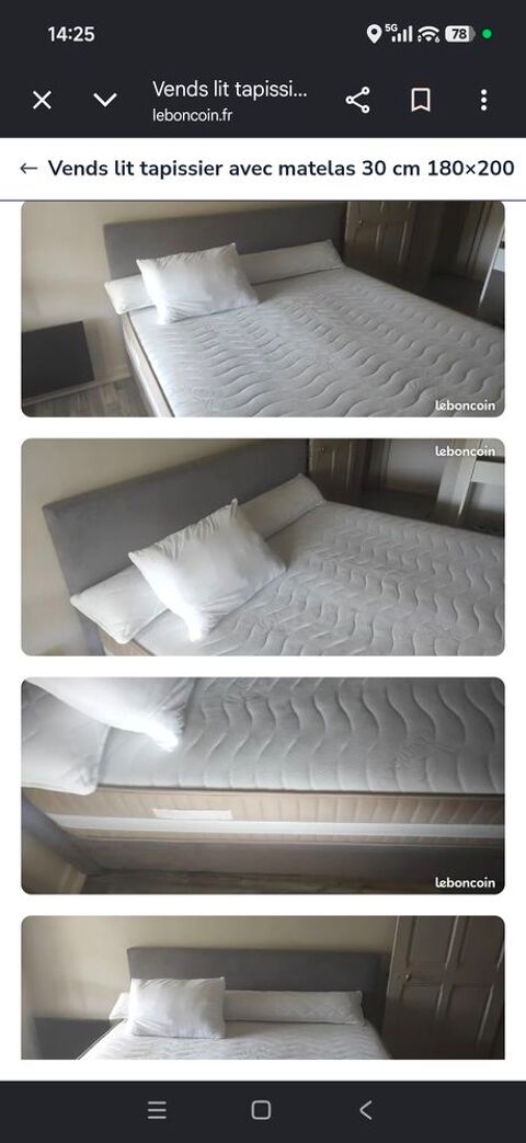Lit king size 180×200 500 Eybens (38)