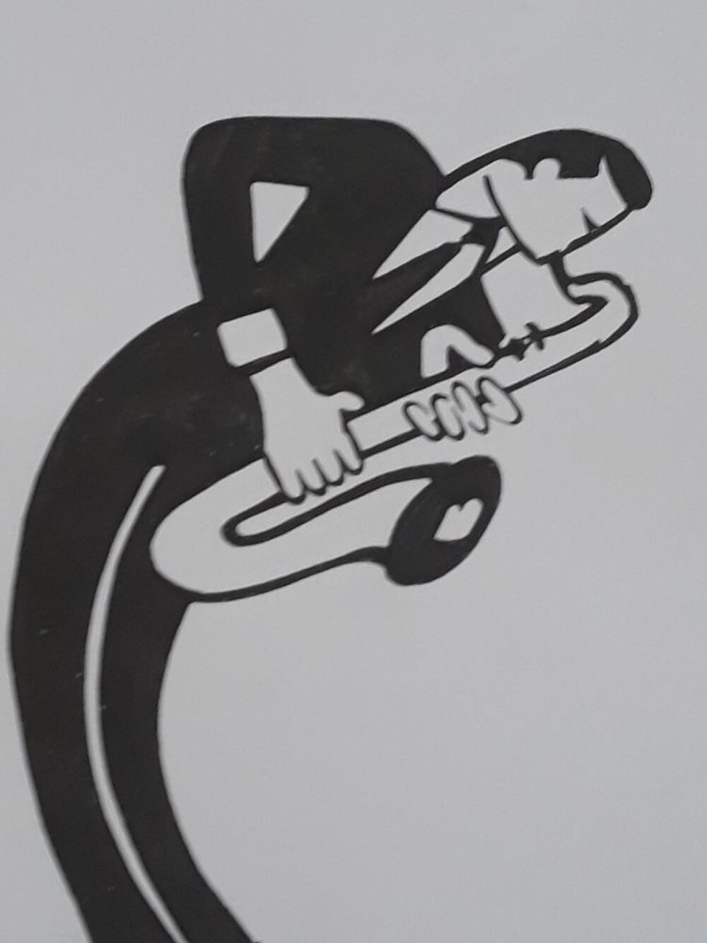 Saxophone: A4 Peinture Moderniste D&eacute;corative Décoration