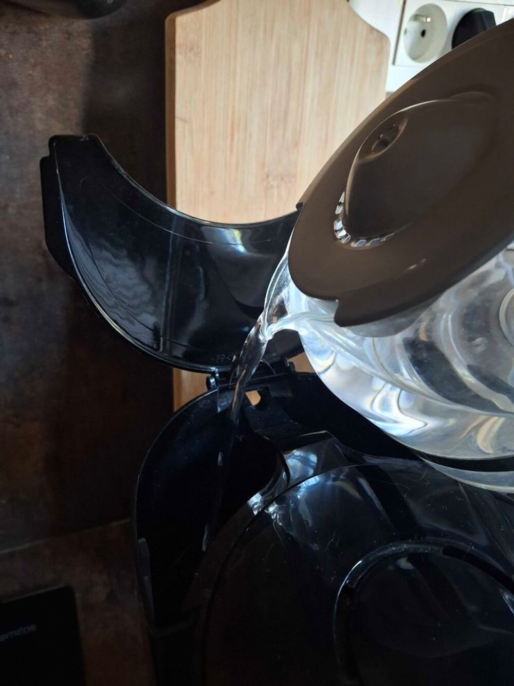 cafeti&egrave;re filtre inox et noir tefal Electroménager