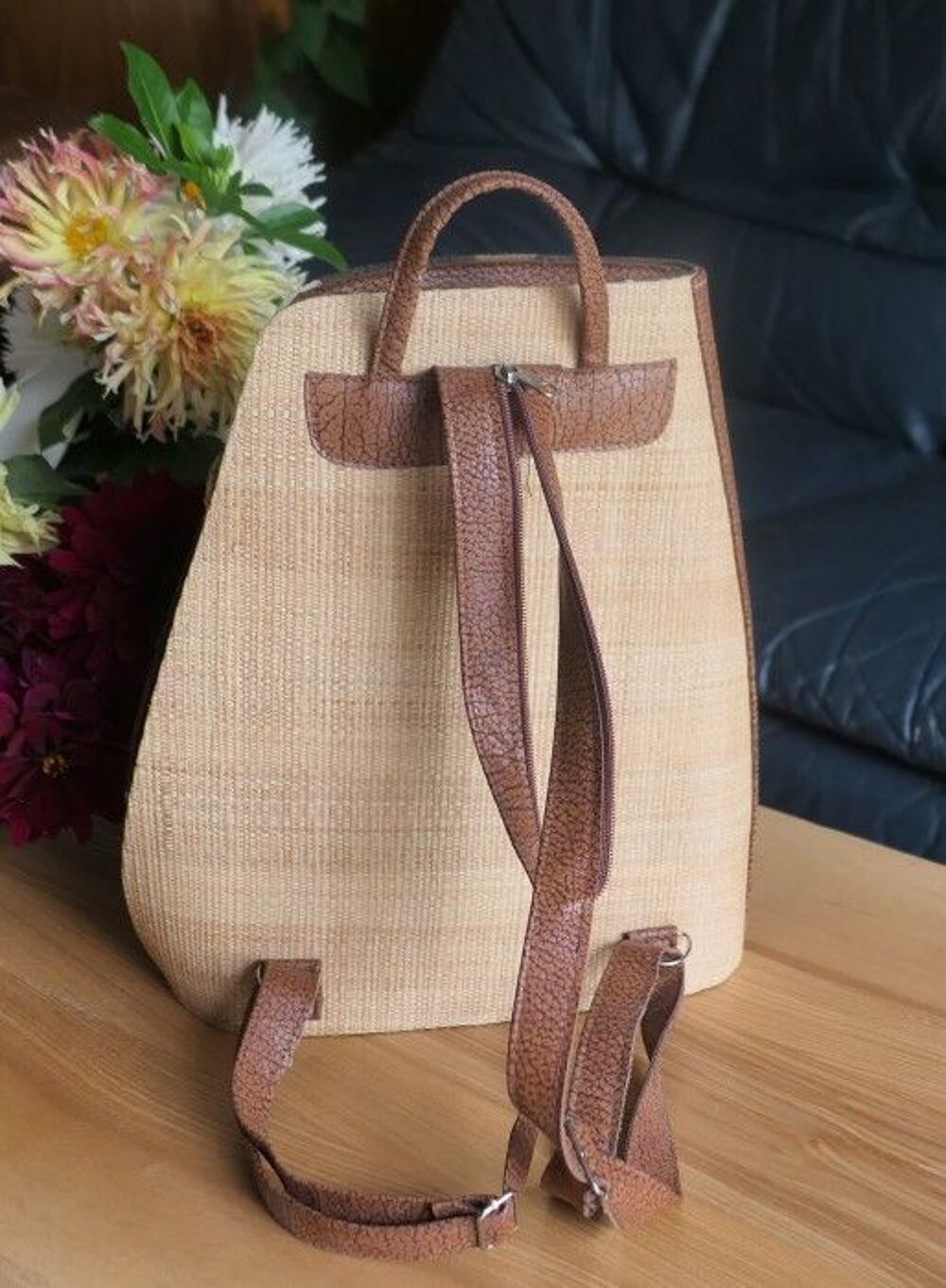 Sac femme motif africain, &agrave; porter dans le dos Maroquinerie