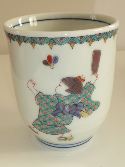 Mug en cramique style japonais Kutani Yaki 8 Rueil-Malmaison (92)
