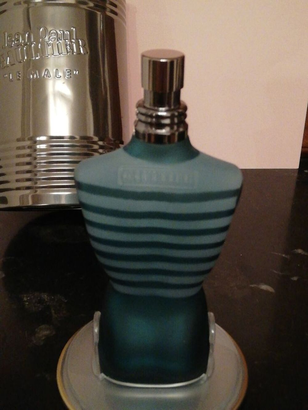 Flacon VAPORISATEUR VIDE J P GAULTHIER "LE MALE" + boite 