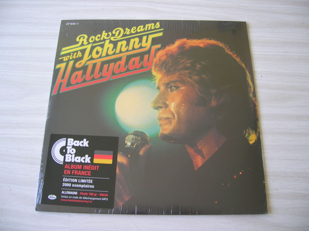 33 Tours JOHNNY HALLYDAY Rock dreams with Johnny Hallyday CD et vinyles