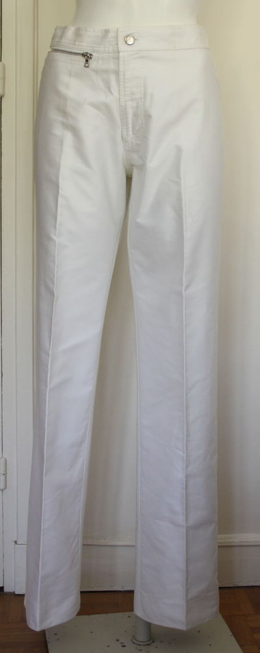 Pantalon blanc COURREGES T.38 Fr Vêtements