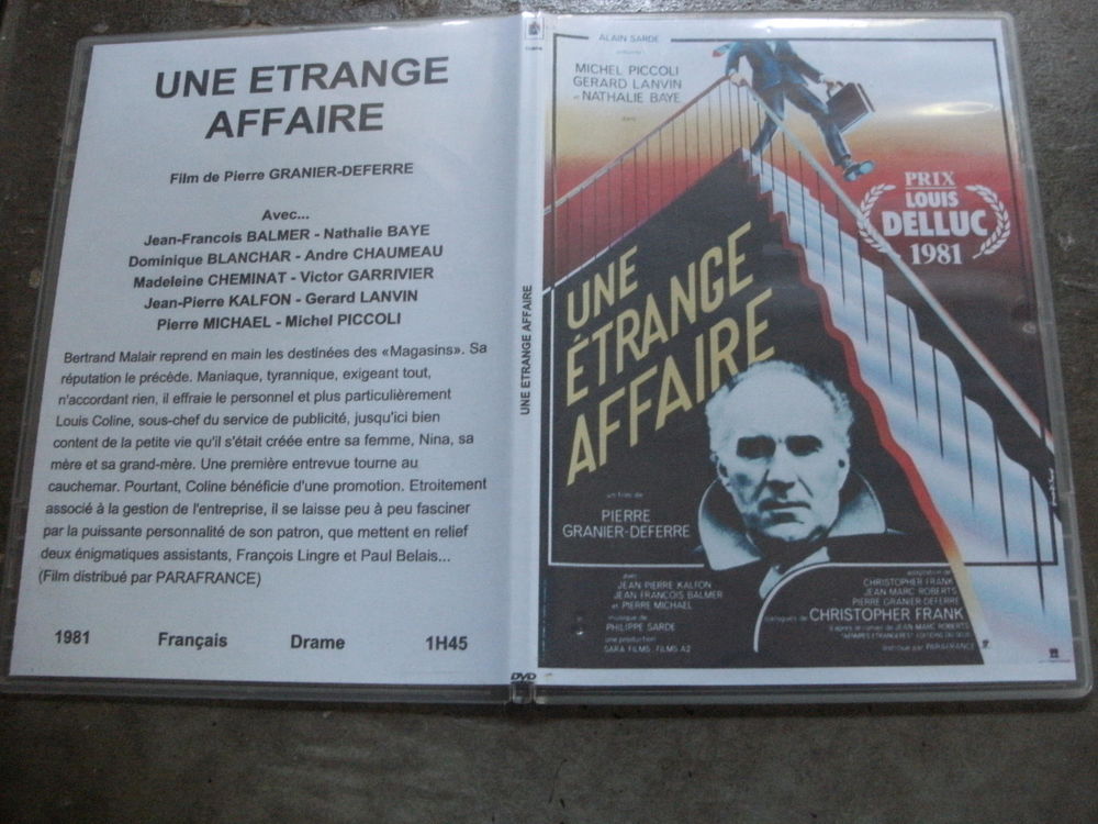 Film : Une etrange affaire DVD et blu-ray