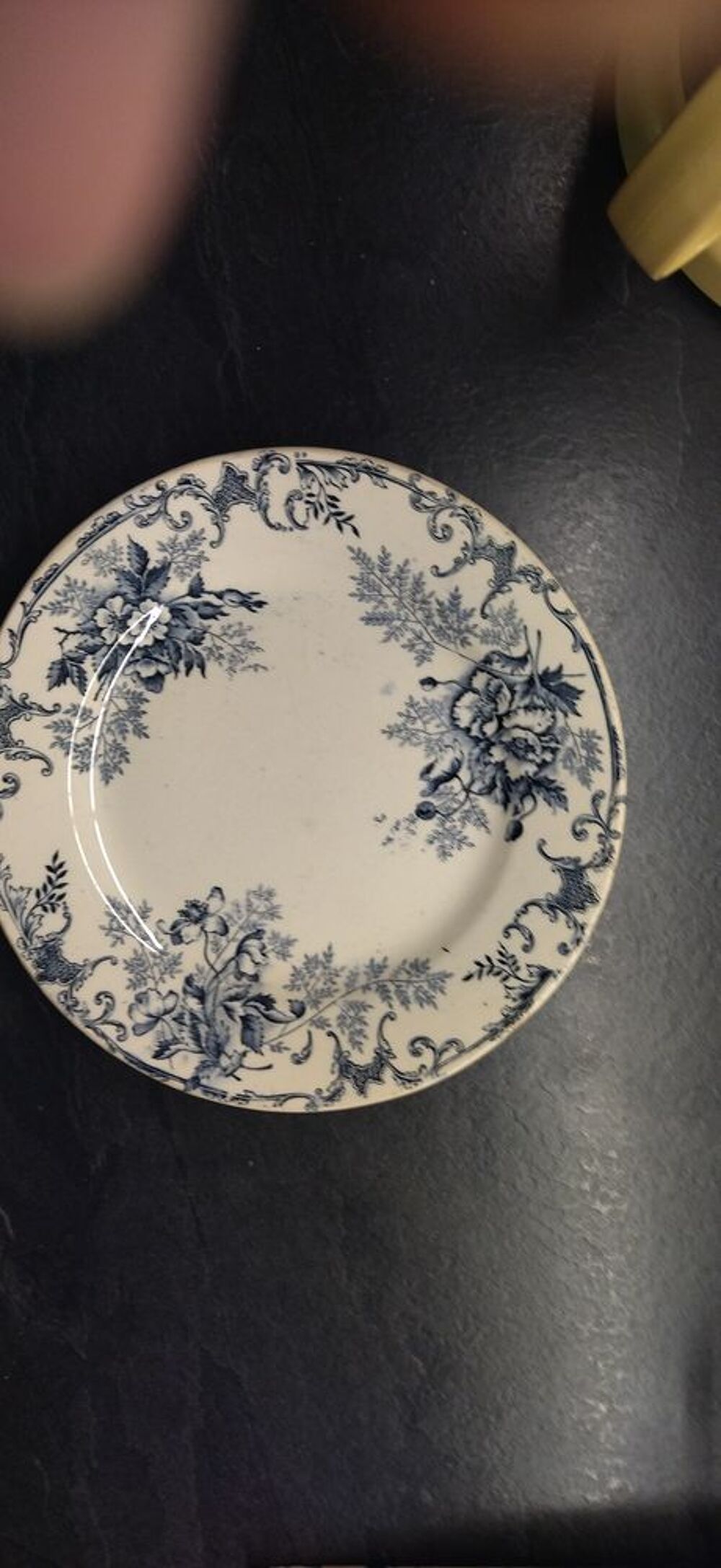 Assiette d&eacute;corative de 1925 environ Décoration