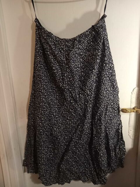 jupe bleu marine  motifs 25 Paris 12 (75)