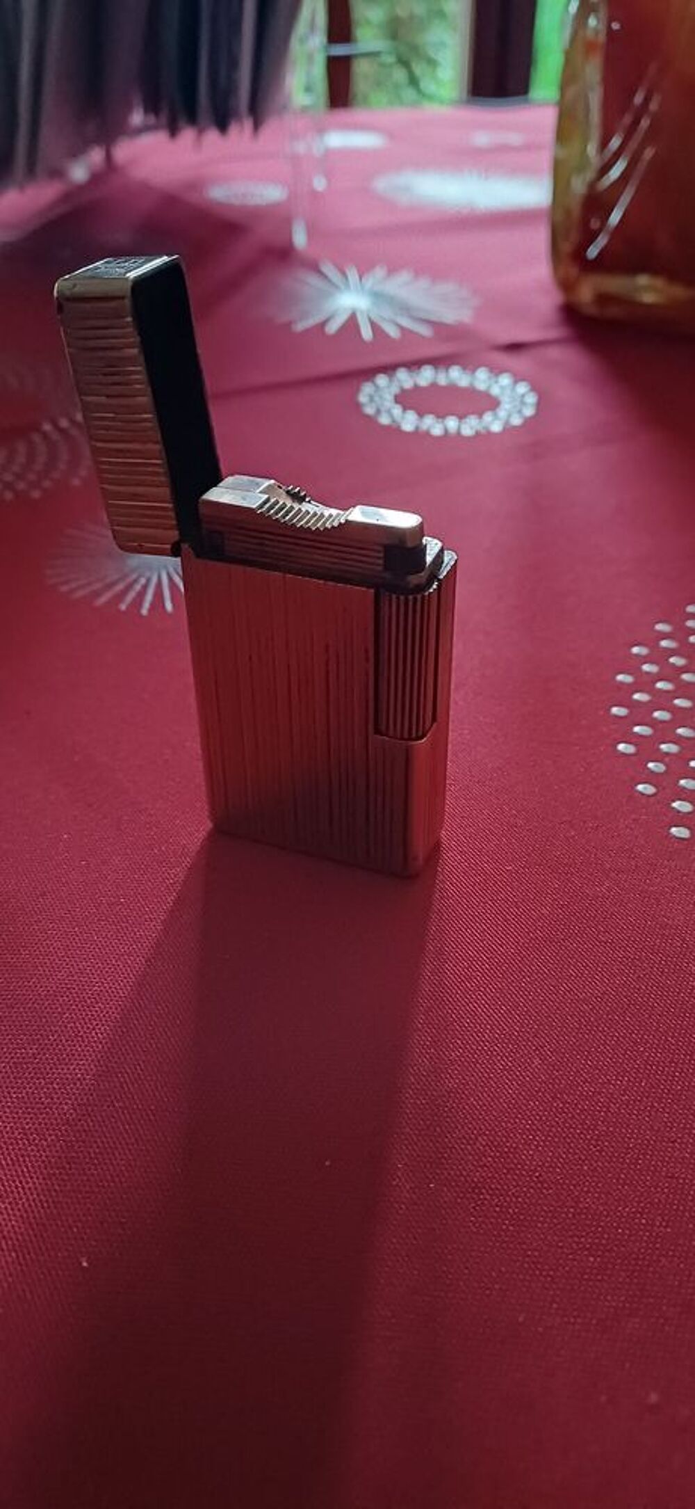 briquet DUPONT PARIS plaque OR Bijoux et montres
